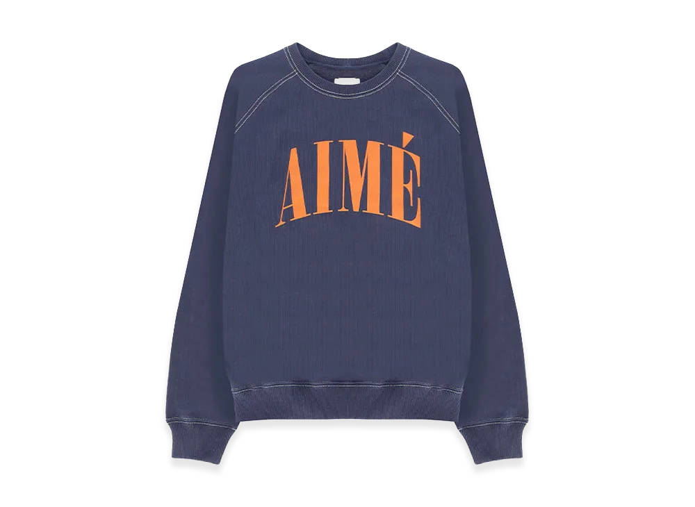 Aime Leon Dore Logo Crewneck Sweatshirt "Navy"