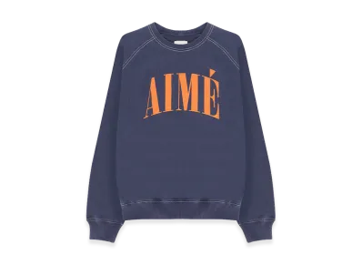 Aime Leon Dore Logo Crewneck Sweatshirt "Navy"