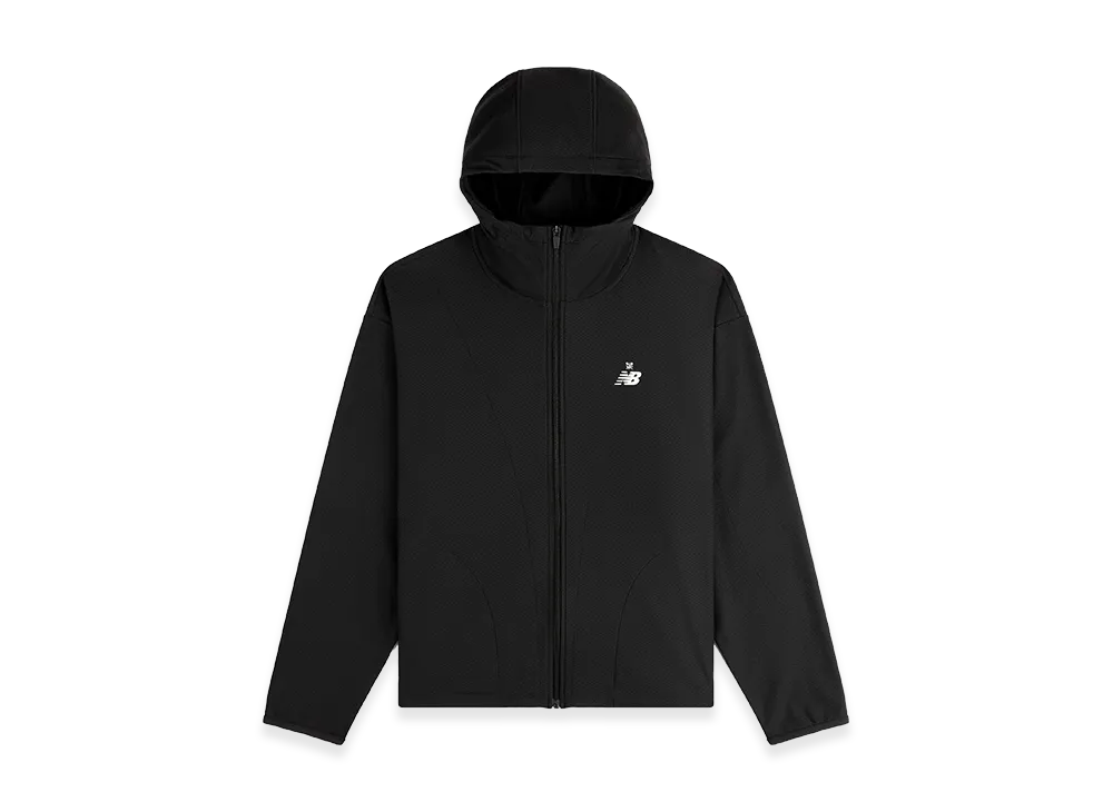 Aime Leon Dore x New Balance Full-Zip Warmup Hoodie "Jet Black"