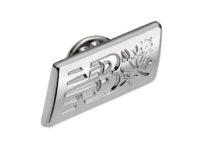 Aime Leon Dore x New Balance Logo Pin "Silver"