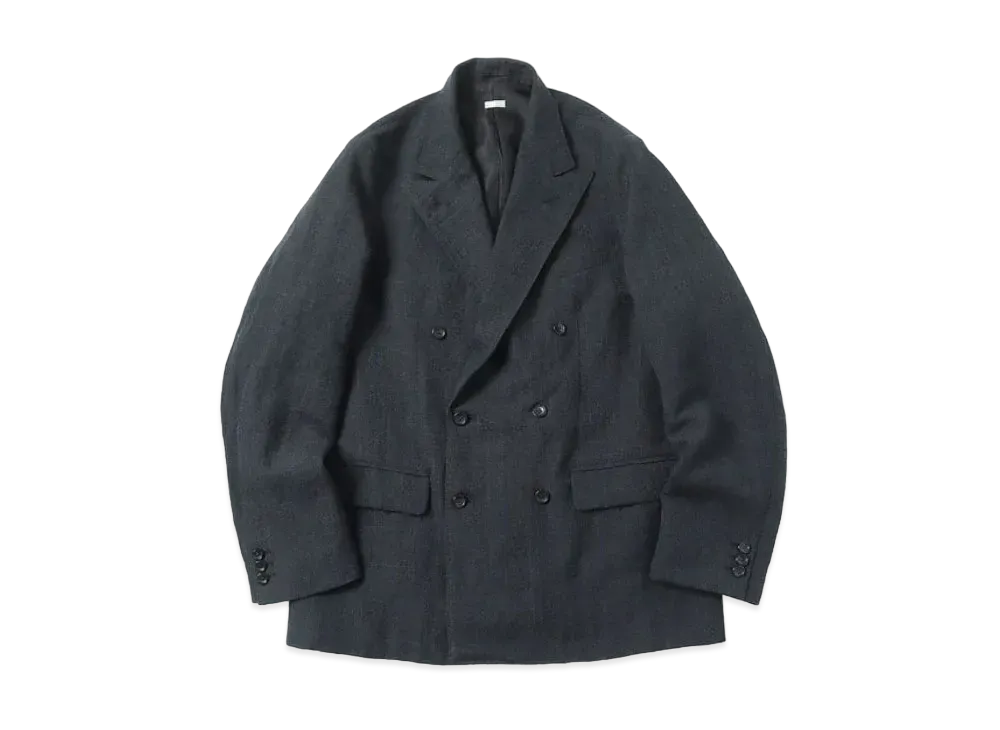 A.PRESSE Double Breasted Jacket "Charcoar"