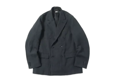 A.PRESSE Double Breasted Jacket "Charcoar"
