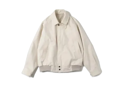 A.PRESSE Harrington Jacket "Ecru"