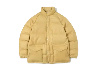 A.PRESSE Leather Down Jacket "Gold"