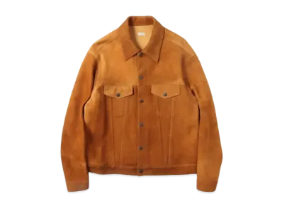 A.PRESSE 3rd Type Suede Jacket "Orange"