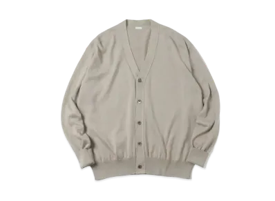 A.PRESSE Cotton Knit Cardigan "Sage"