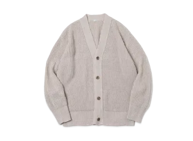 A.PRESSE Silk linen Cardigan "Natural"