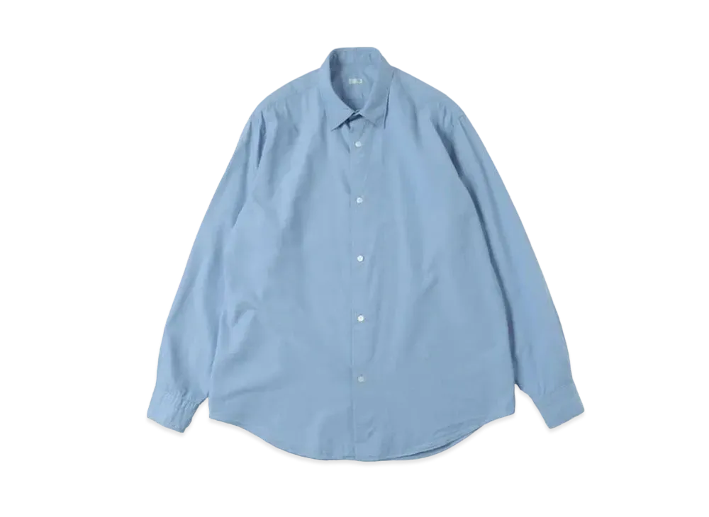 A.PRESSE Regular Collar Shirt "Indigo"