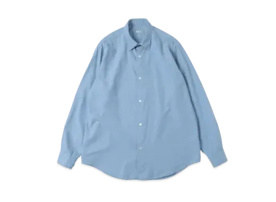 A.PRESSE Regular Collar Shirt "Indigo"