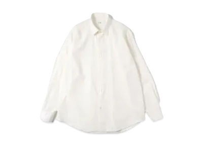 A.PRESSE Regular Collar Shirt "White"
