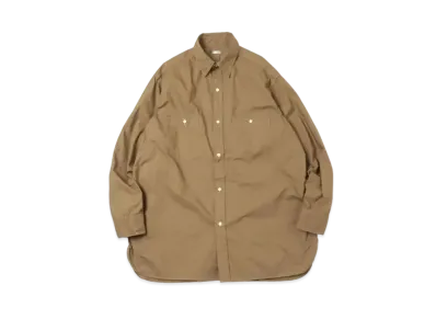 A.PRESSE Over Dyeing Military Shirt "Beige"