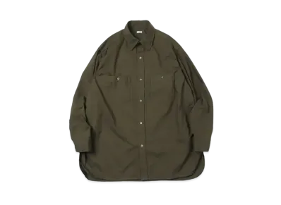 A.PRESSE Over Dyeing Military Shirt "Olive"