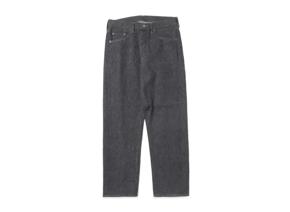 A.PRESSE Black Washed Denim Pants "Black"