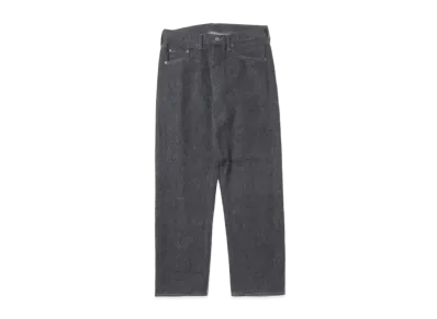 A.PRESSE Black Washed Denim Pants "Black"