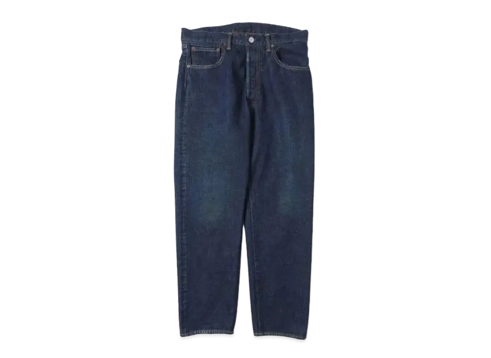 A.PRESSE Washed Denim Pants E "Indigo"