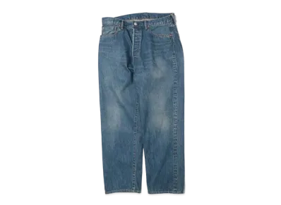A.PRESSE Washed Denim Wide Pants "Indigo"