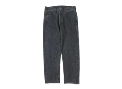 A.PRESSE Washed Denim Pants E "Black"