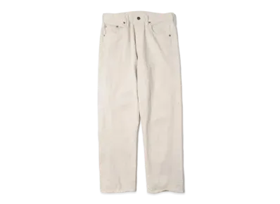 A.PRESSE Washed Denim Pants E "Ecru"