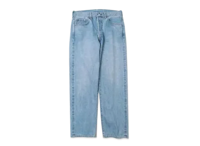 A.PRESSE Washed Denim Pants E "Indigo"