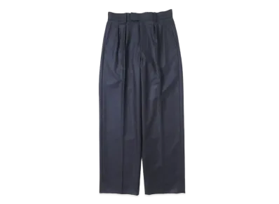 A.PRESSE Wide Tapered Trousers "Navy"
