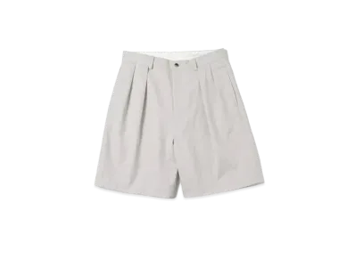 A.PRESSE Two Tuck Chino Shorts "Beige"