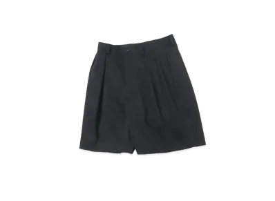 A.PRESSE Two Tuck Chino Shorts "Black"