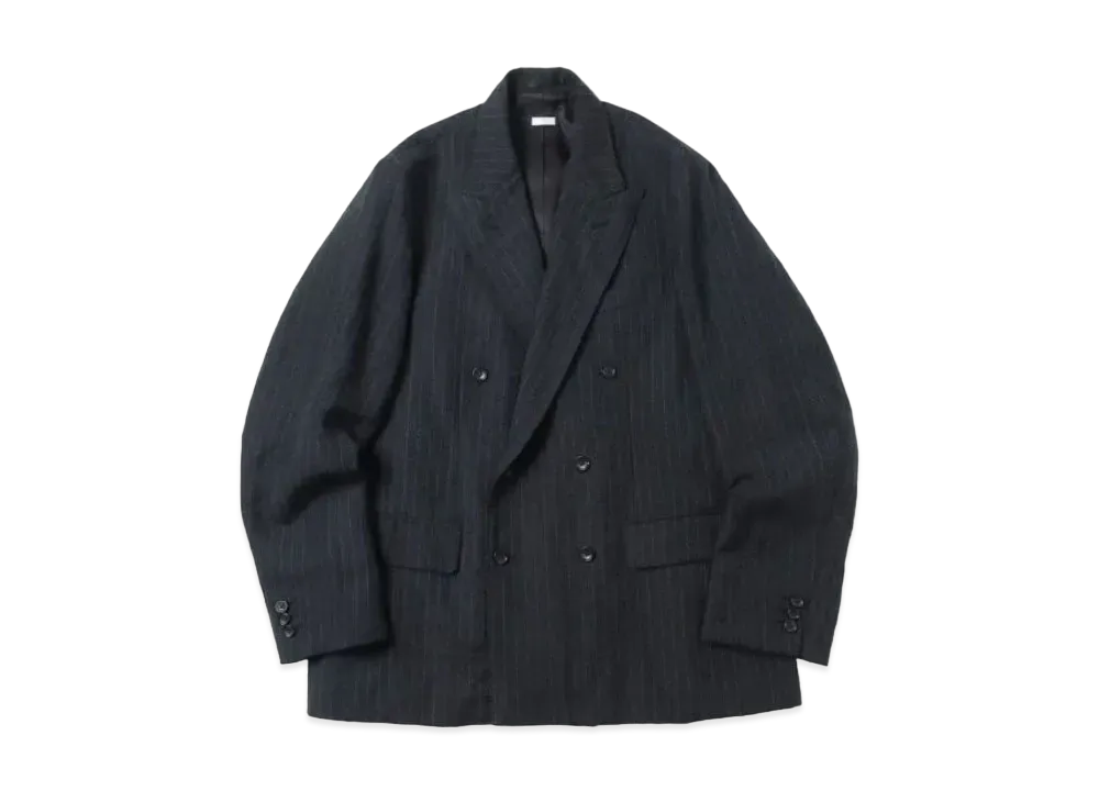 A.PRESSE Double Breasted Jacket "Charcoar"
