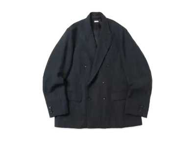 A.PRESSE Double Breasted Jacket "Charcoar"