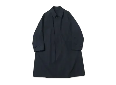 A.PRESSE Balmacaan Coat "Navy"