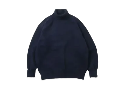 A.PRESSE Turtleneck Sweater "Navy"