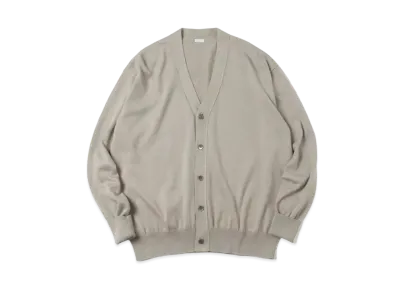 A.PRESSE Cotton Knit Cardigan "Sage"