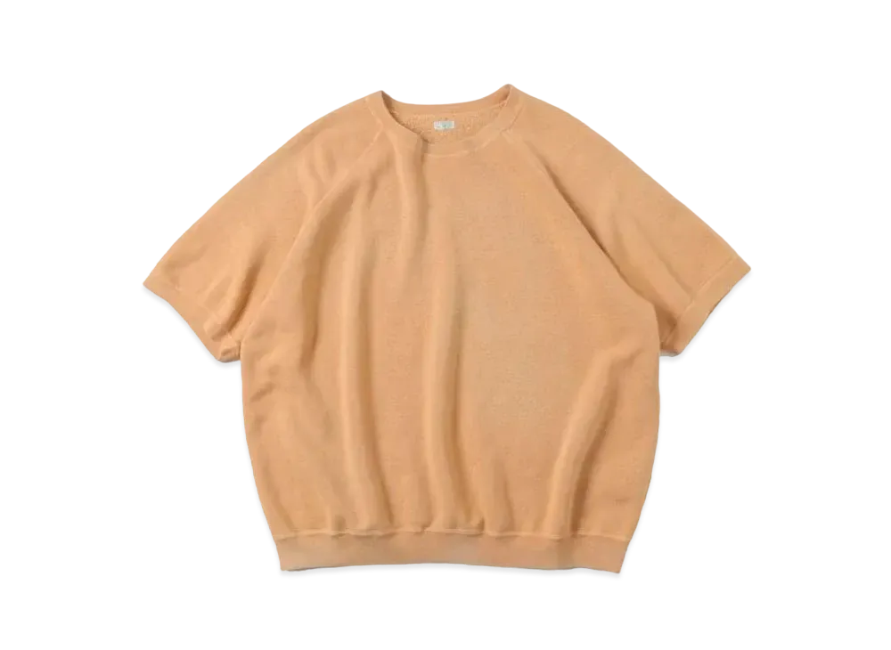 A.PRESSE S/S Vintage Sweatshirt "Yellow"