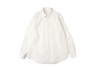 A.PRESSE Regular Collar Shirt "White"