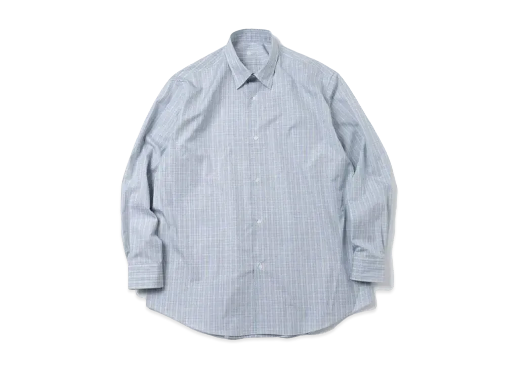 A.PRESSE Regular Collar Shirt "Green"