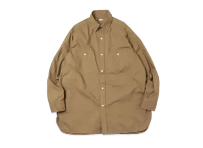 A.PRESSE Over Dyeing Military Shirt "Beige"