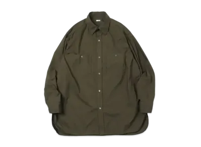 A.PRESSE Over Dyeing Military Shirt "Olive"