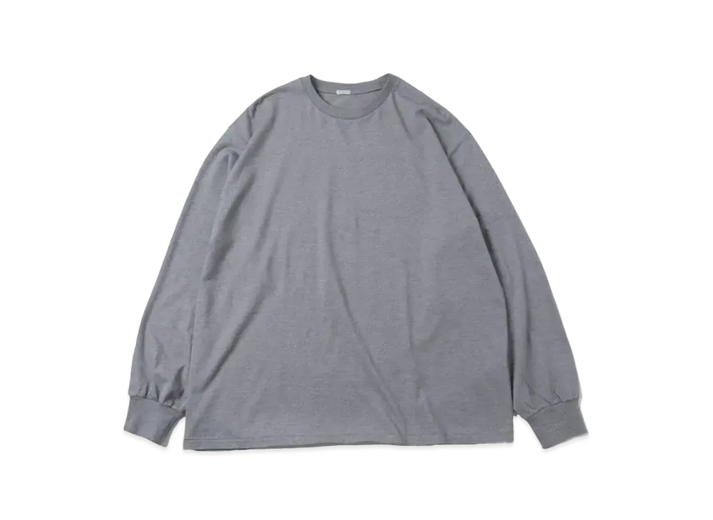 A.PRESSE Cashmere Blend L/S T-Shirt "Grey"