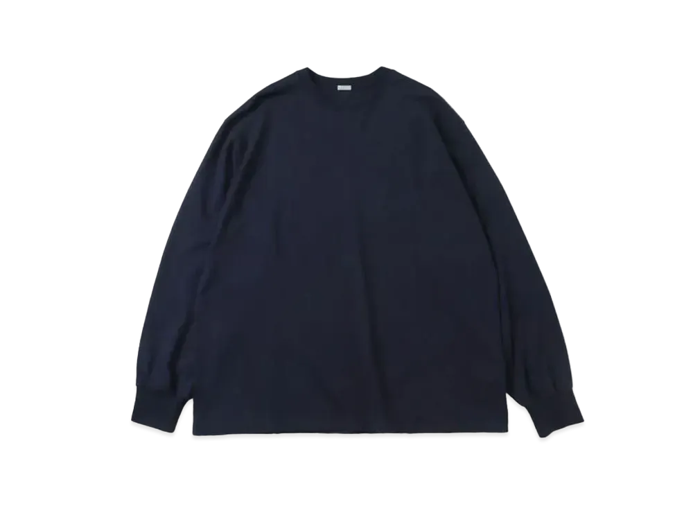 A.PRESSE Cashmere Blend L/S T-Shirt "Navy"