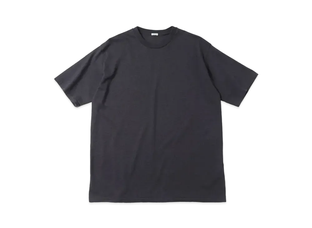 A.PRESSE Cashmere Blend S/S T-Shirt "Charcoar"