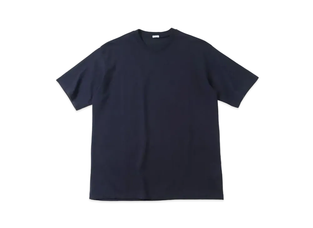 A.PRESSE Cashmere Blend S/S T-Shirt "Navy"
