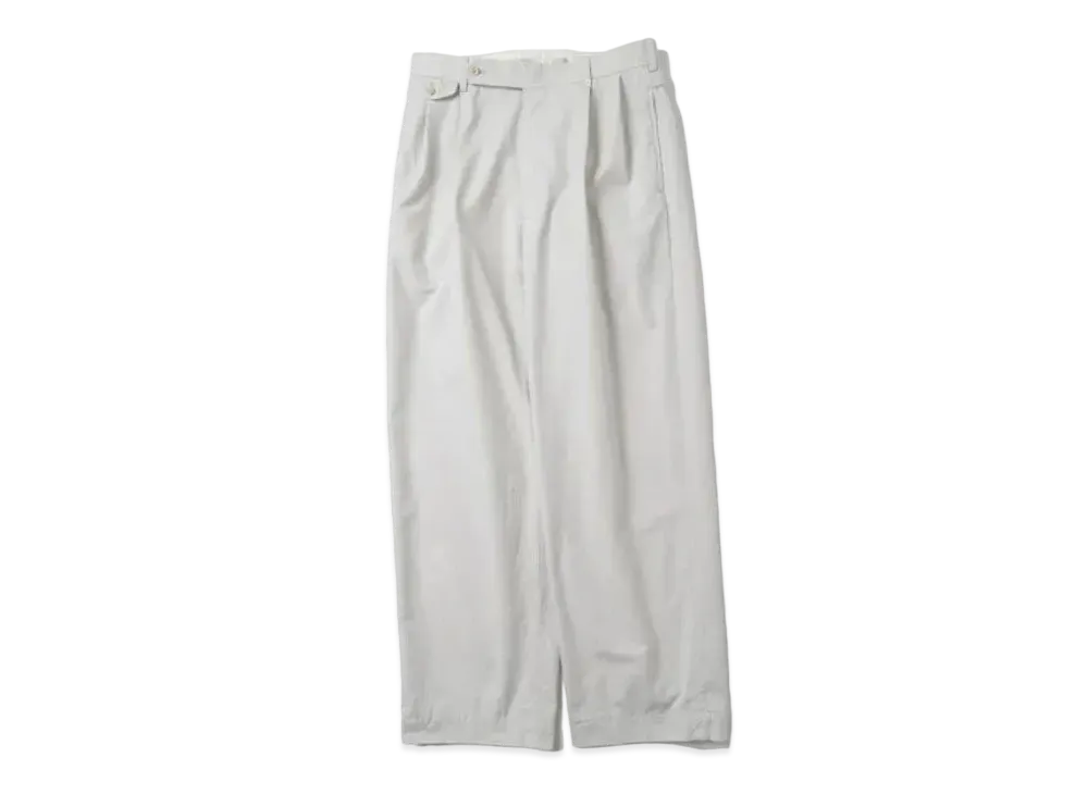 A.PRESSE High Density Weather Cloth Trousers "Ecru"