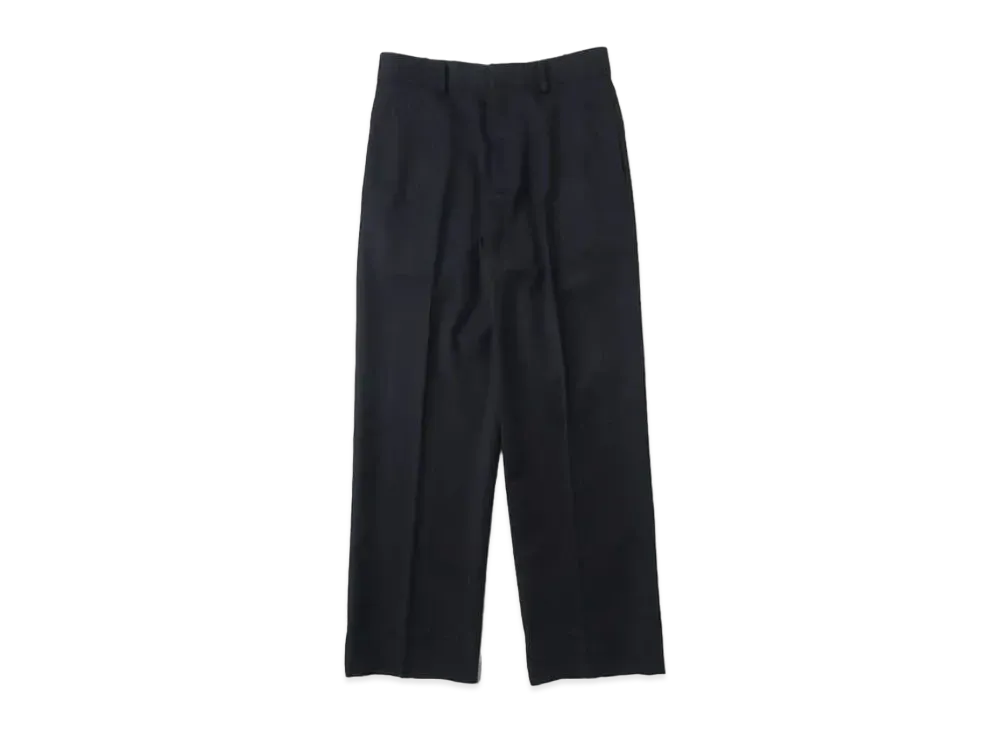 A.PRESSE Covert Cloth Trousers "Navy"