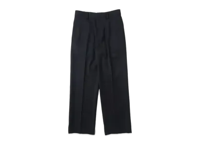 A.PRESSE Covert Cloth Trousers "Navy"