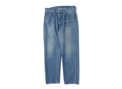 A.PRESSE Washed Denim Pants E "Bleach"