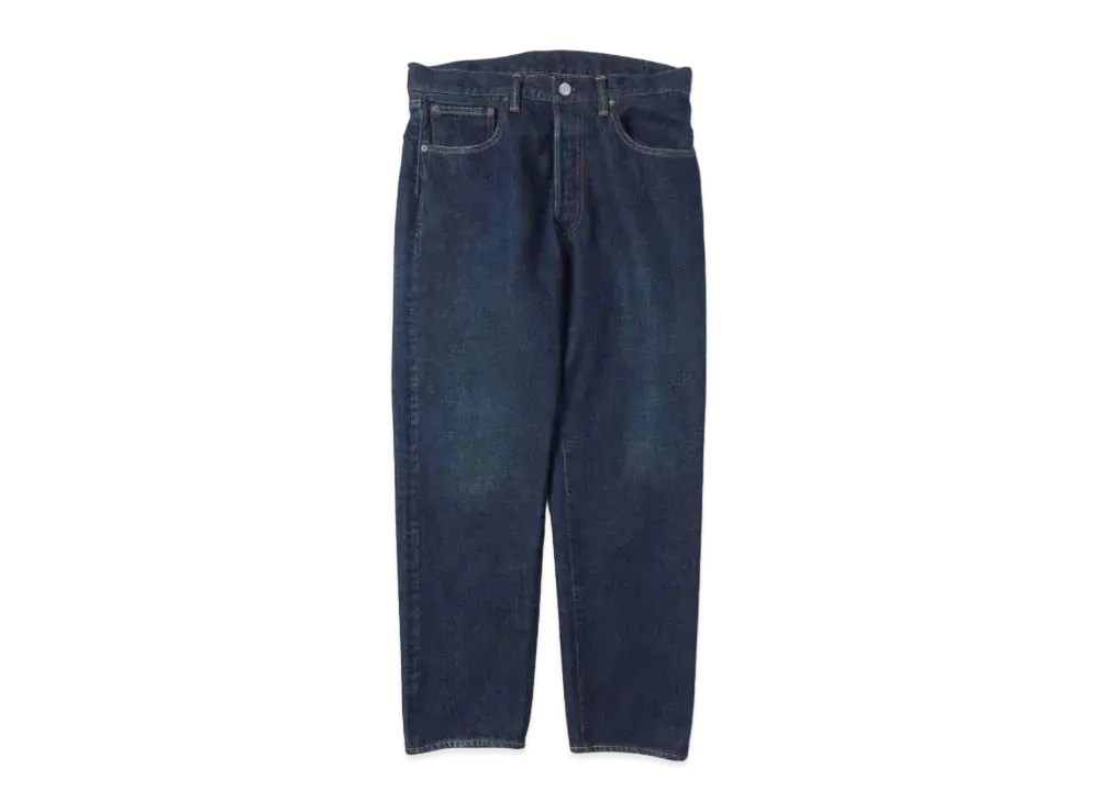A.PRESSE Washed Denim Pants E "Indigo"