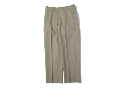 A.PRESSE Covert Cloth Trousers "Khaki"