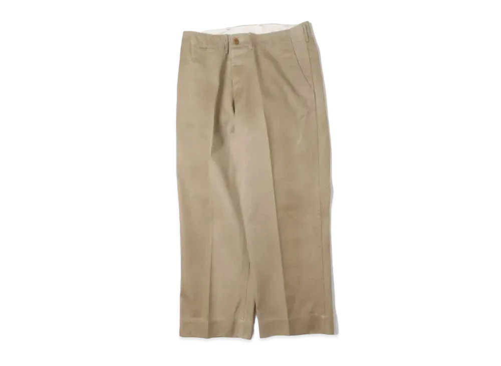 A.PRESSE Vintage US ARMY Chino Trousers "Beige"