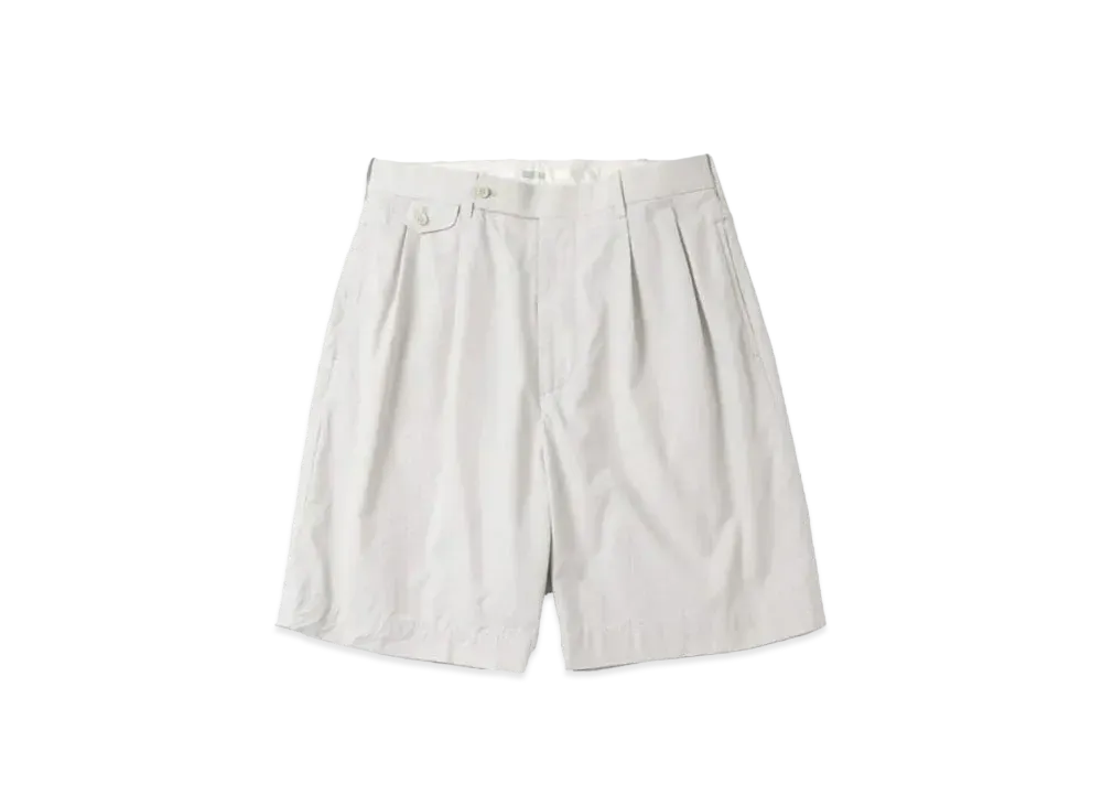 A.PRESSE High Density Weather Cloth Shorts "Ecru"