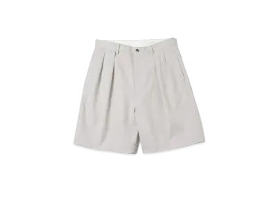 A.PRESSE Two Tuck Chino Shorts "Beige"