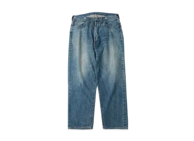 A.PRESSE No.22 Washed Wide Denim Pants "Indigo"
